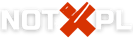NOTX.PL Logo białe